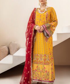 Zainab Formal Dress - Canary Yellow (QFD-0062)