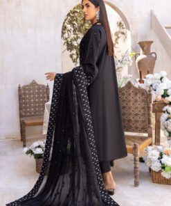 Alternative view of 3-Pc Charizma Unstitched Premium Embroidered Lawn With Chiffon Dupatta RM23-02