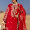 3-Pc Charizma Unstitched Premium Embroidered Lawn With Chiffon Dupatta RM23-08