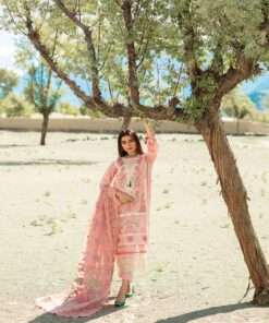 Maryam Hussain’s Luxury Lawn Vol.2 Peaches