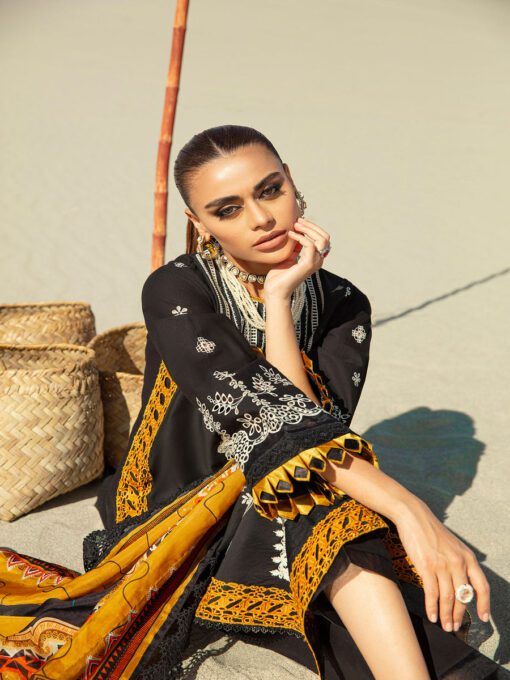 Maryam Hussain’s Luxury Lawn Vol.2 Mustard Affair