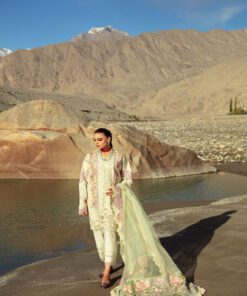 Maryam Hussain’s Luxury Lawn Vol.2 Mint