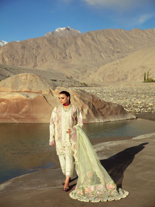 Maryam Hussain’s Luxury Lawn Vol.2 Mint