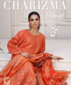 Charizma Bunti Embroidered Staple Jacquard