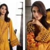 Charizma Poshima Embroidered Peach Leather with Printed Wool Shawl Winter collection