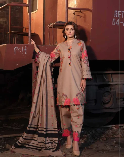 Charizma Printed Khaddar Bold Prints, Cozy Comfort Collection A1
