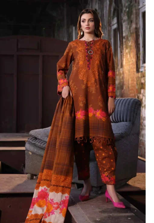 Charizma Printed Khaddar Bold Prints, Cozy Comfort Collection A3