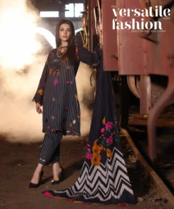 Charizma Printed Khaddar Bold Prints, Cozy Comfort Collection A8