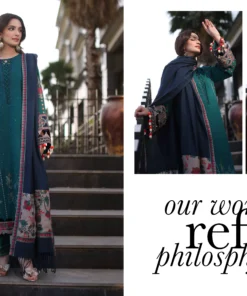 Alternative view of Charizma Naranji Premium Embroidered Khaddar CNW4-08
