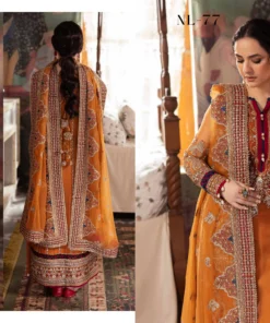 Alternative view of Nureh Alfaz NL-77 Festive Edition Embroidery & Chiffon