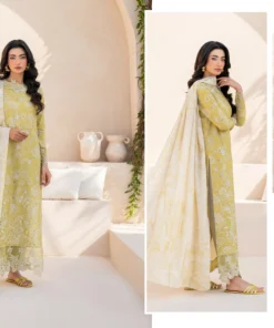 Alternative view of Iznik EFL-08 Eid Fesvite Embroidery Lawn