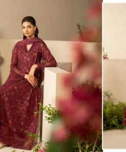 Alternative view of Iznik EFL-10 Eid Fesvite Embroidery Lawn