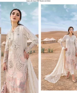 Alternative view of Maria.B D-2515-A Embroidered Dobby Lawn Suit