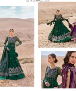 Alternative view of Maria.B D-2507-A Embroidered Dobby Lawn Suit