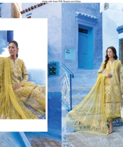 Alternative view of Maria.B D-2512-A Embroidered Dobby Lawn Suit