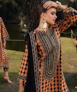 Alternative view of Charizma CQ5-02 3-PC Unstitched Festive Lawn