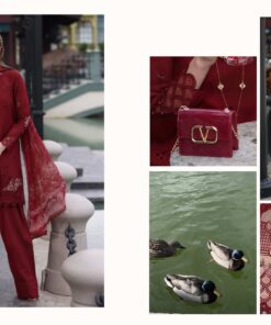 Noor D1- Mulberry Red