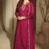 Azure Berry Royale Khaddi Net Dress In the USA