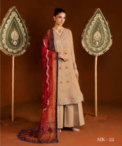 Nureh MK-22 Mukeshkari Chiffon Dress In the USA