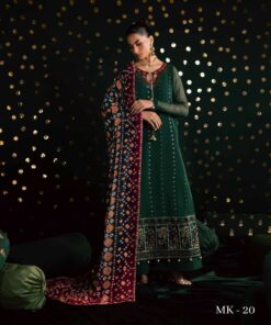 Nureh MK-20 Mukeshkari Chiffon Dress In the USA