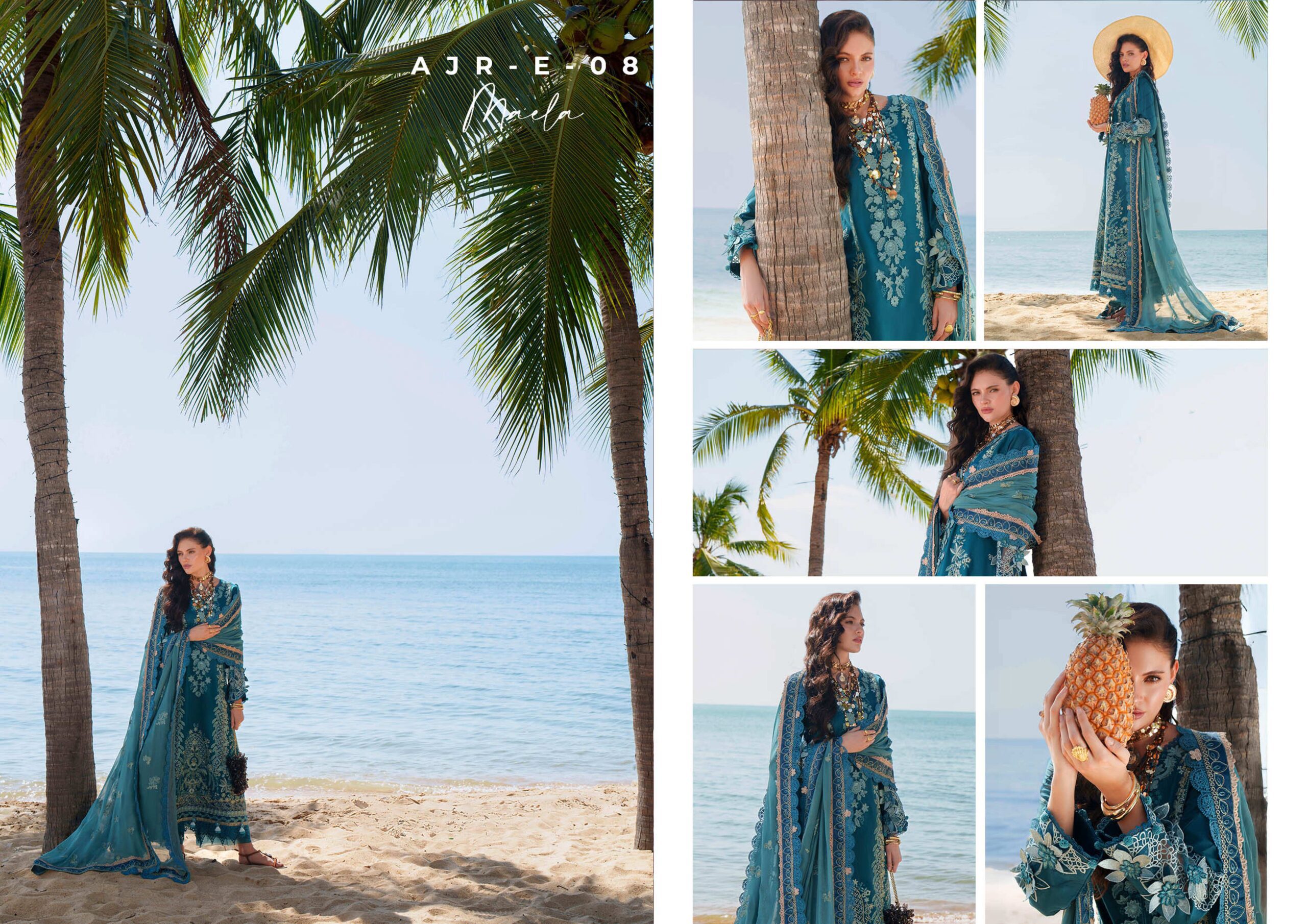 AJR-E-08 Maela Luxury Lawn Dress In the USA