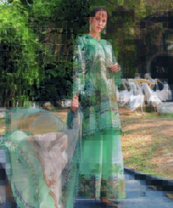 Maria B MPrint 7A Lawn Dress In the USA