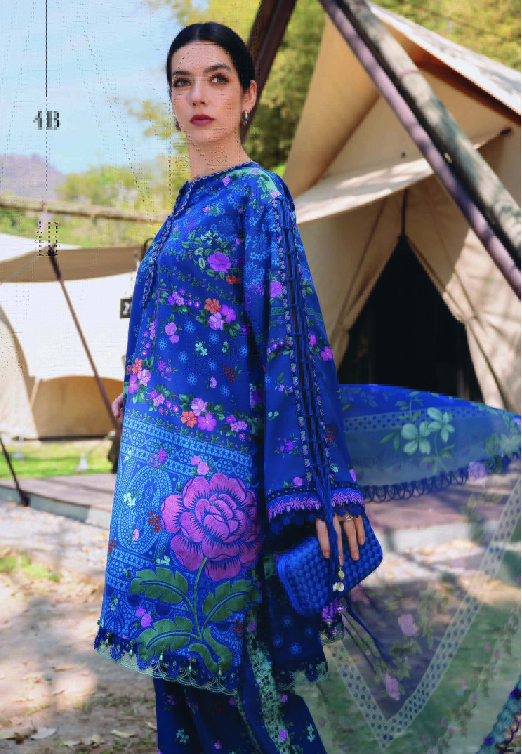 Maria B MPrint 4B Lawn Dress In the USA