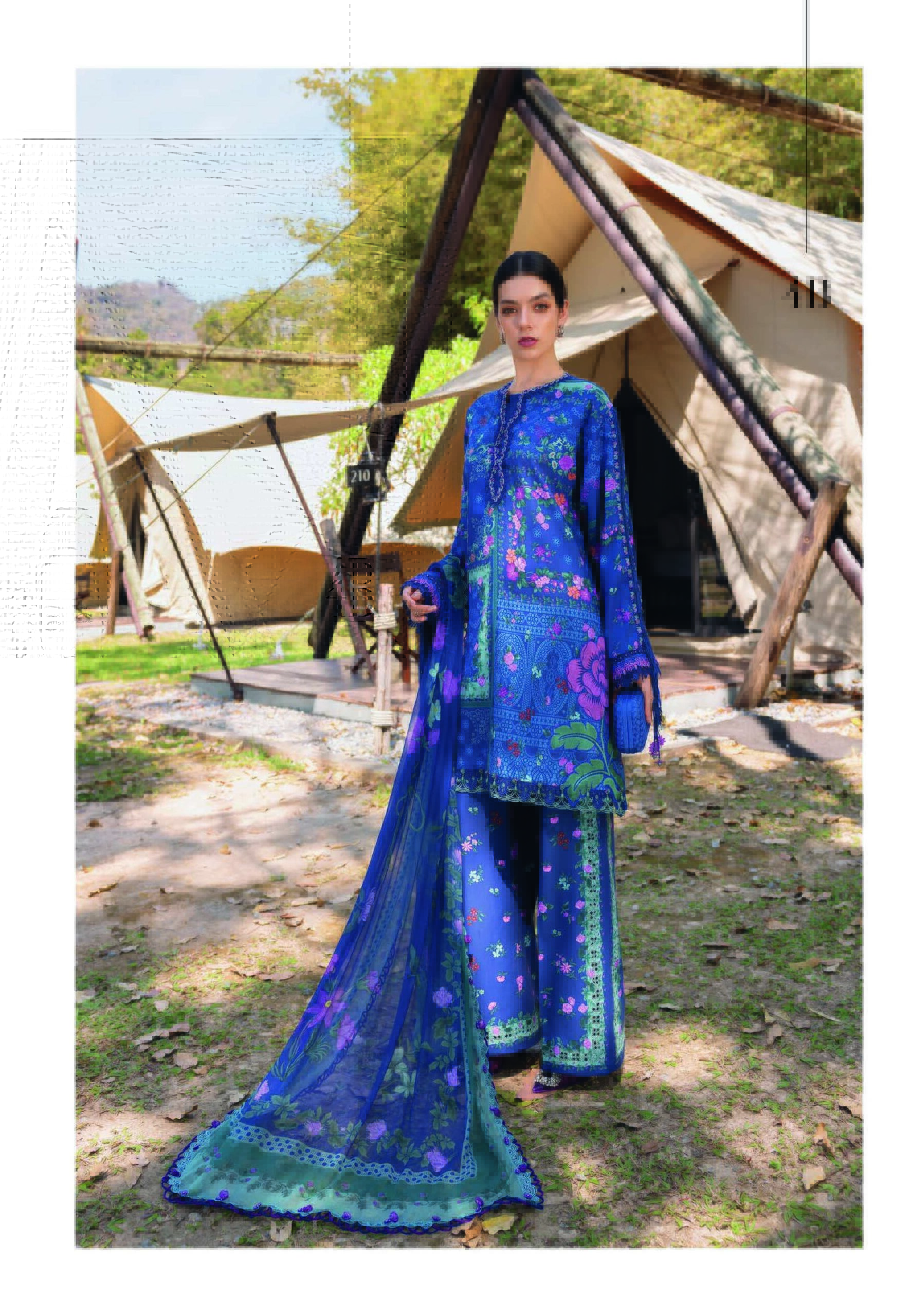 Maria B MPrint 4B Lawn Dress In the USA