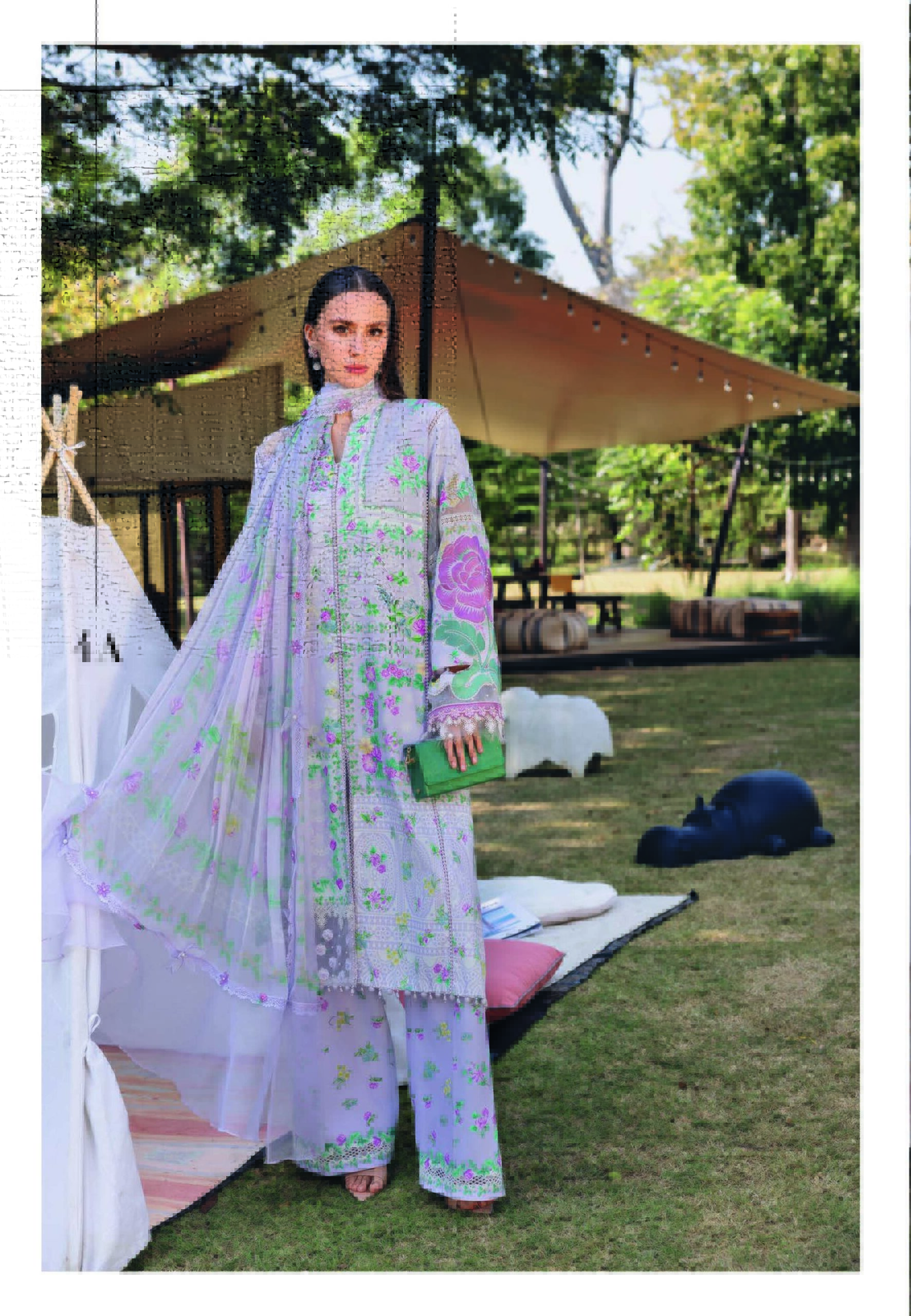 Maria B MPrint 4A Lawn Dress In the USA