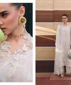 Qalamkar CM-04 Zimal Chikankari Dress In the USA