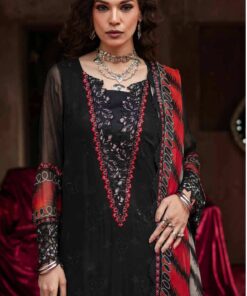Charizma VSL6-02 Embroidery Printed Chiffon Dress In the USA