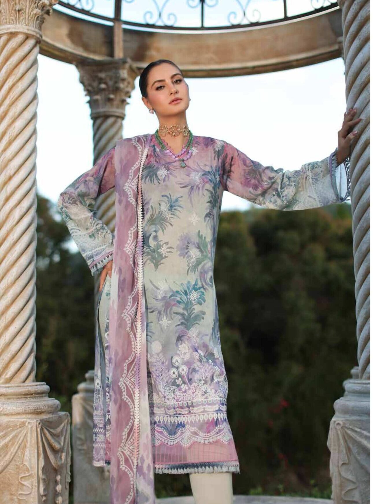 Nureh SP-199 Swiss Print Dress In the USA