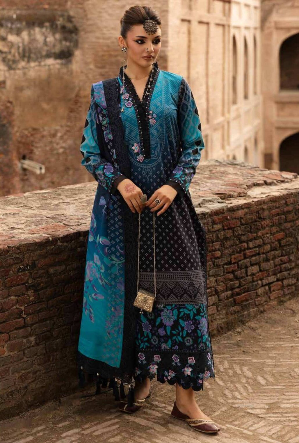 Charizma CHN6-04 Chunri Lawn Dress In the USA