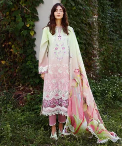 Mushq Petal Pull Chiken Emb Lawn Dress In the USA