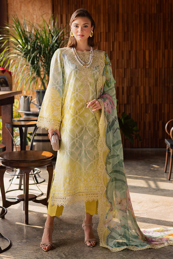 Nureh NSG-207 Emb Printed Lawn Dress In the USA