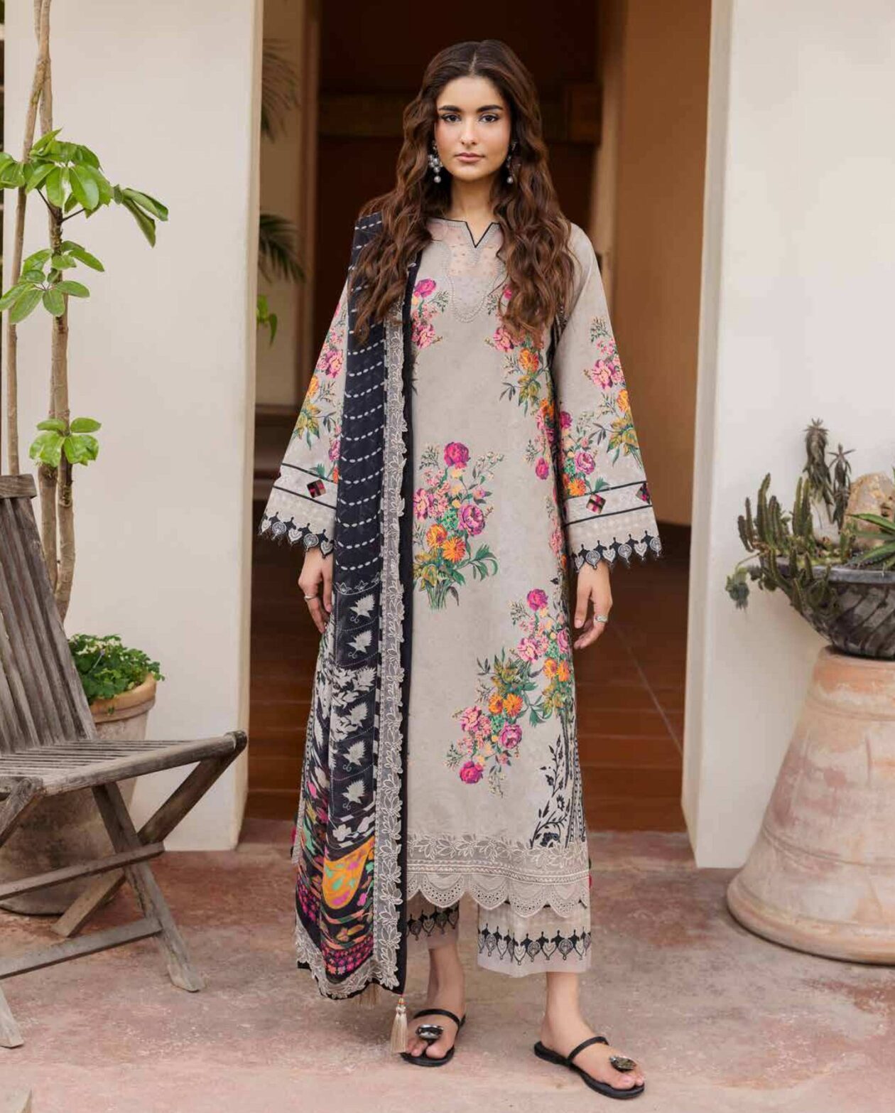 Charizma CAD6-08 Embroidered Lawn Dress In the USA