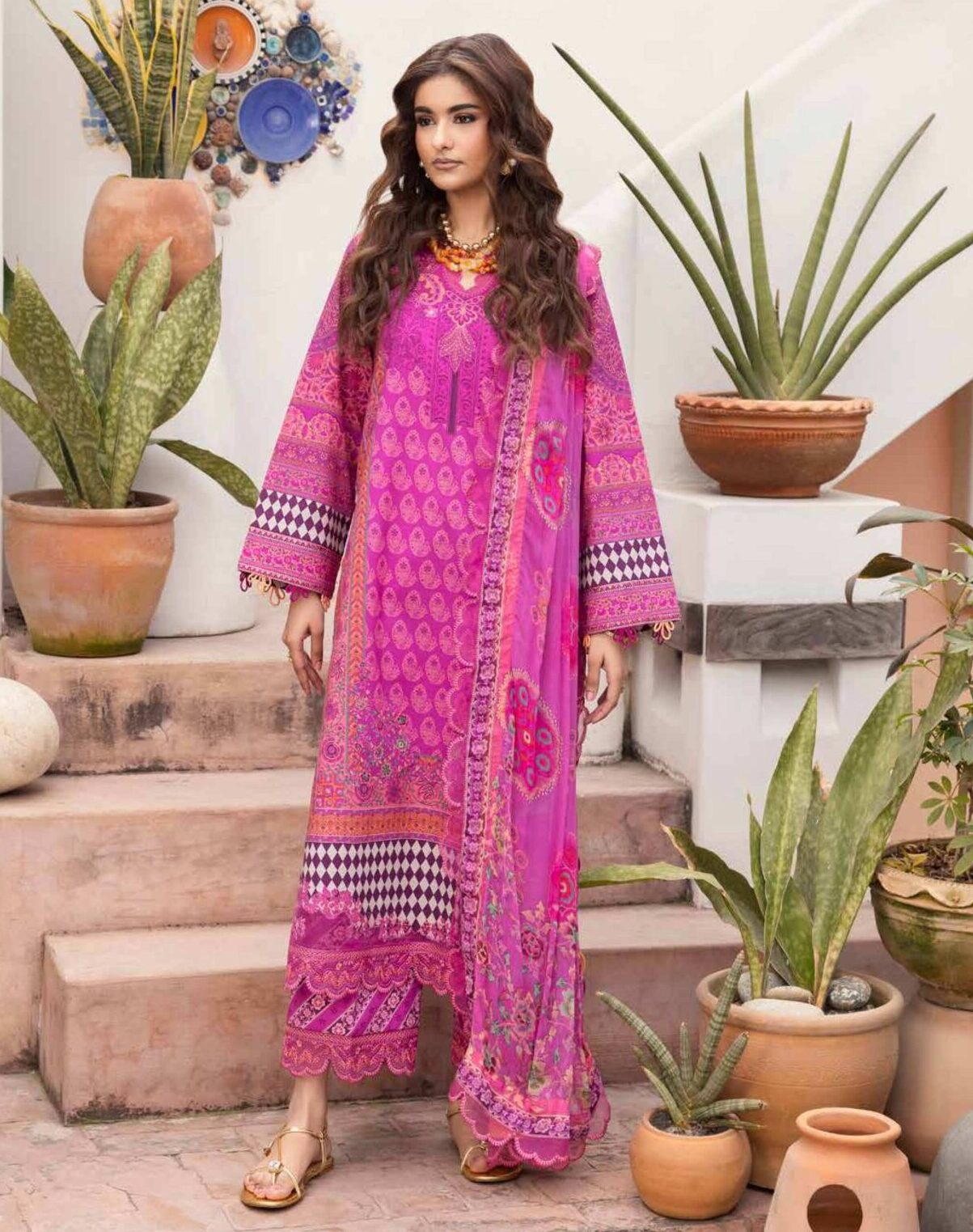 Charizma CAD6-09 Embroidered Lawn Dress In the USA