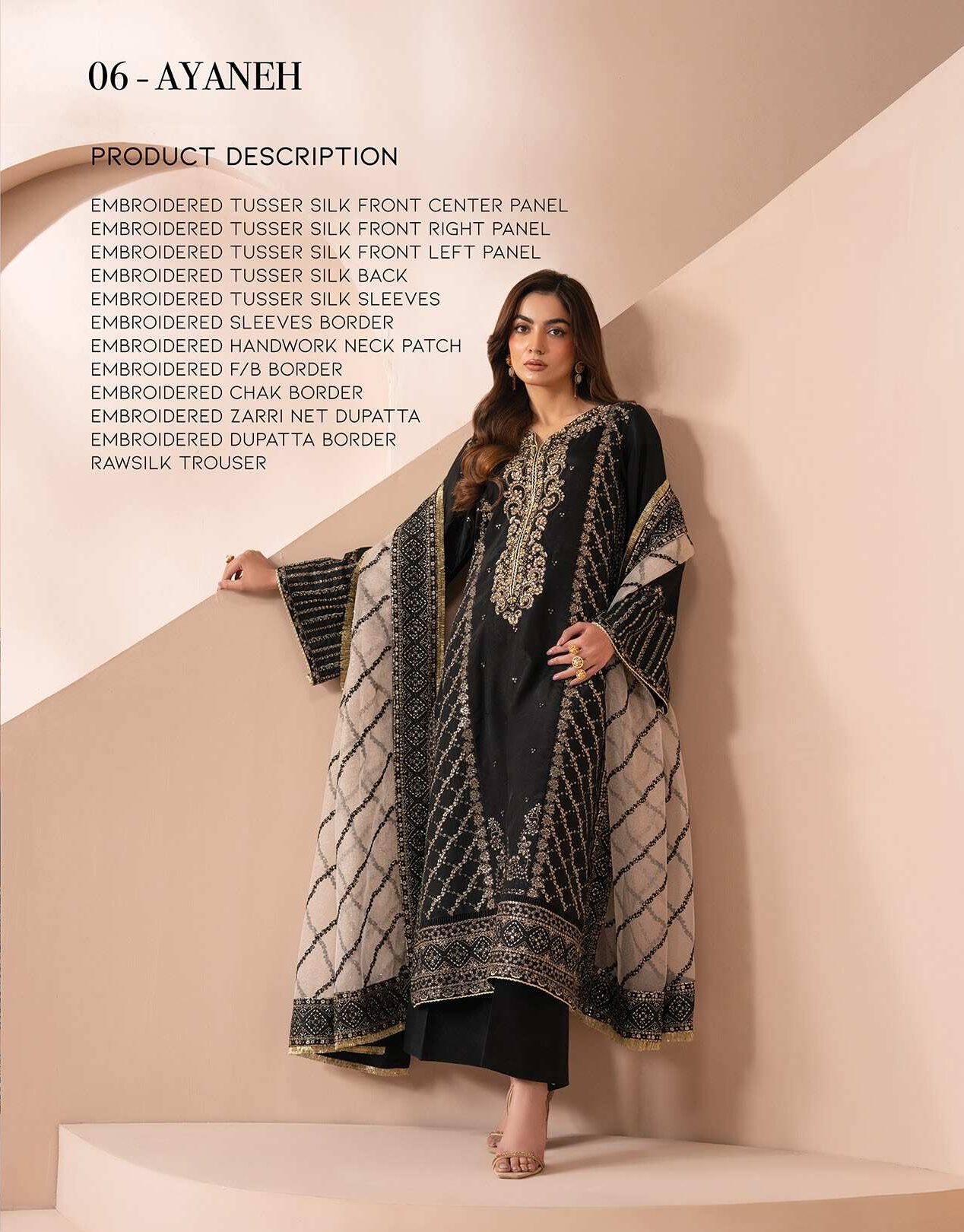 Xenia Ayaneh Emb Tusser Silk Dress In the USA