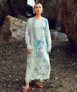 Nureh NSG-202 Emb Printed Lawn Dress In the USA