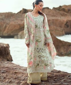 Nureh NSG-203 Emb Printed Lawn Dress In the USA