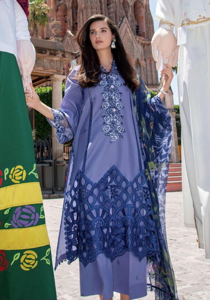 Mushq Juana Embroidered Lawn Dress In the USA