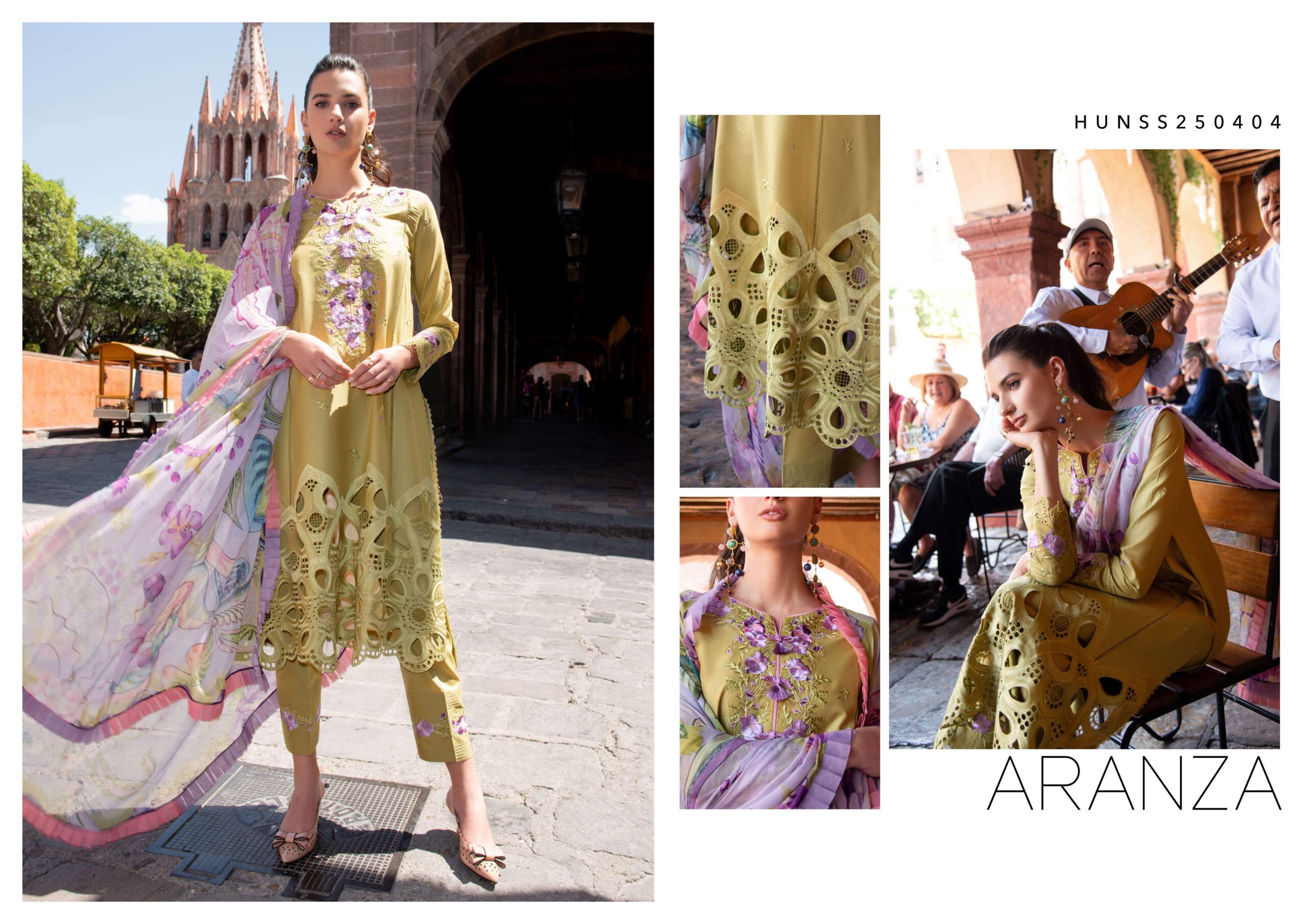 Mushq Aranza Embroidered Lawn Dress In the USA