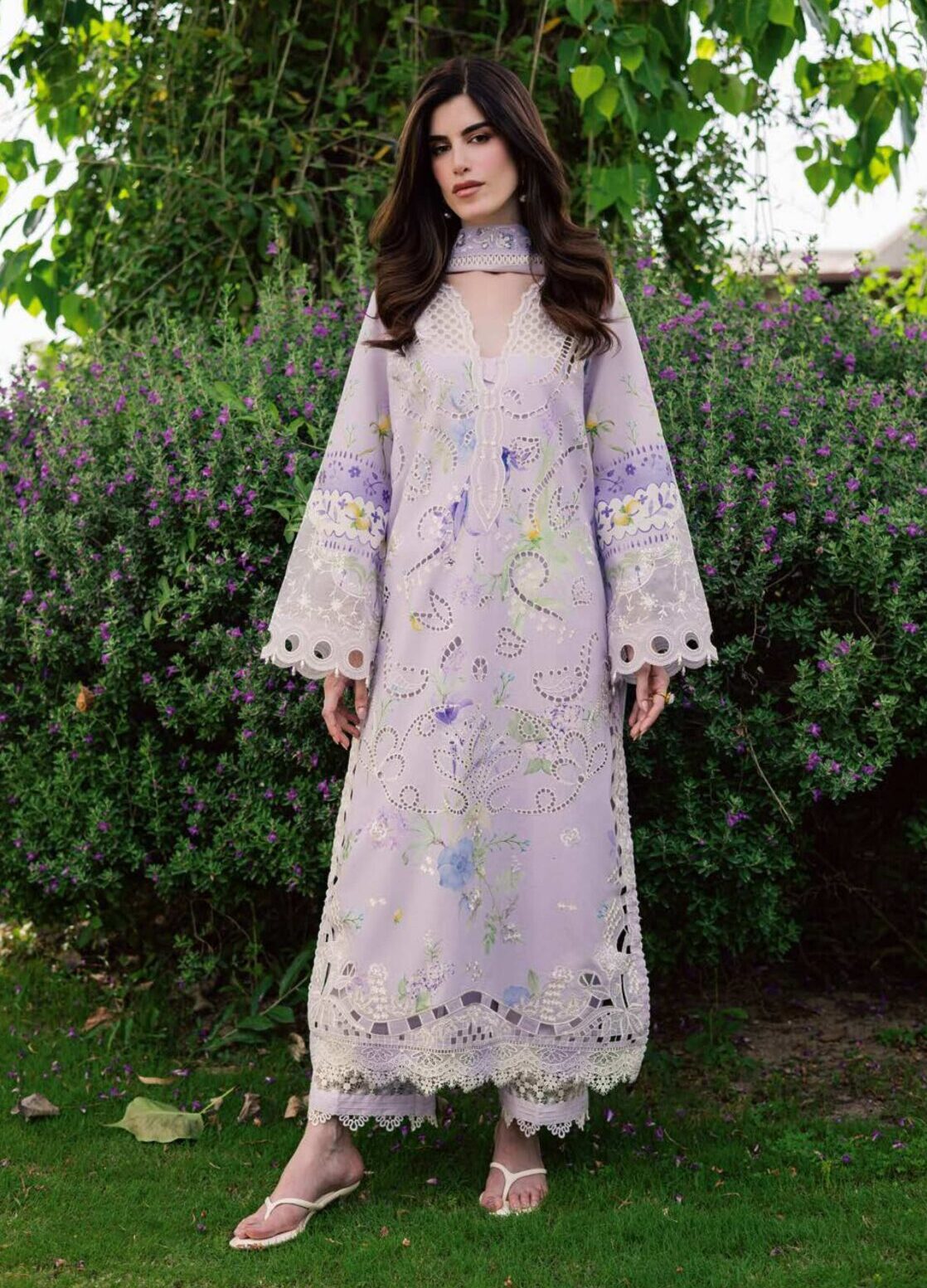 Nureh NE-258 Lily May Print Lawn Dress In the USA