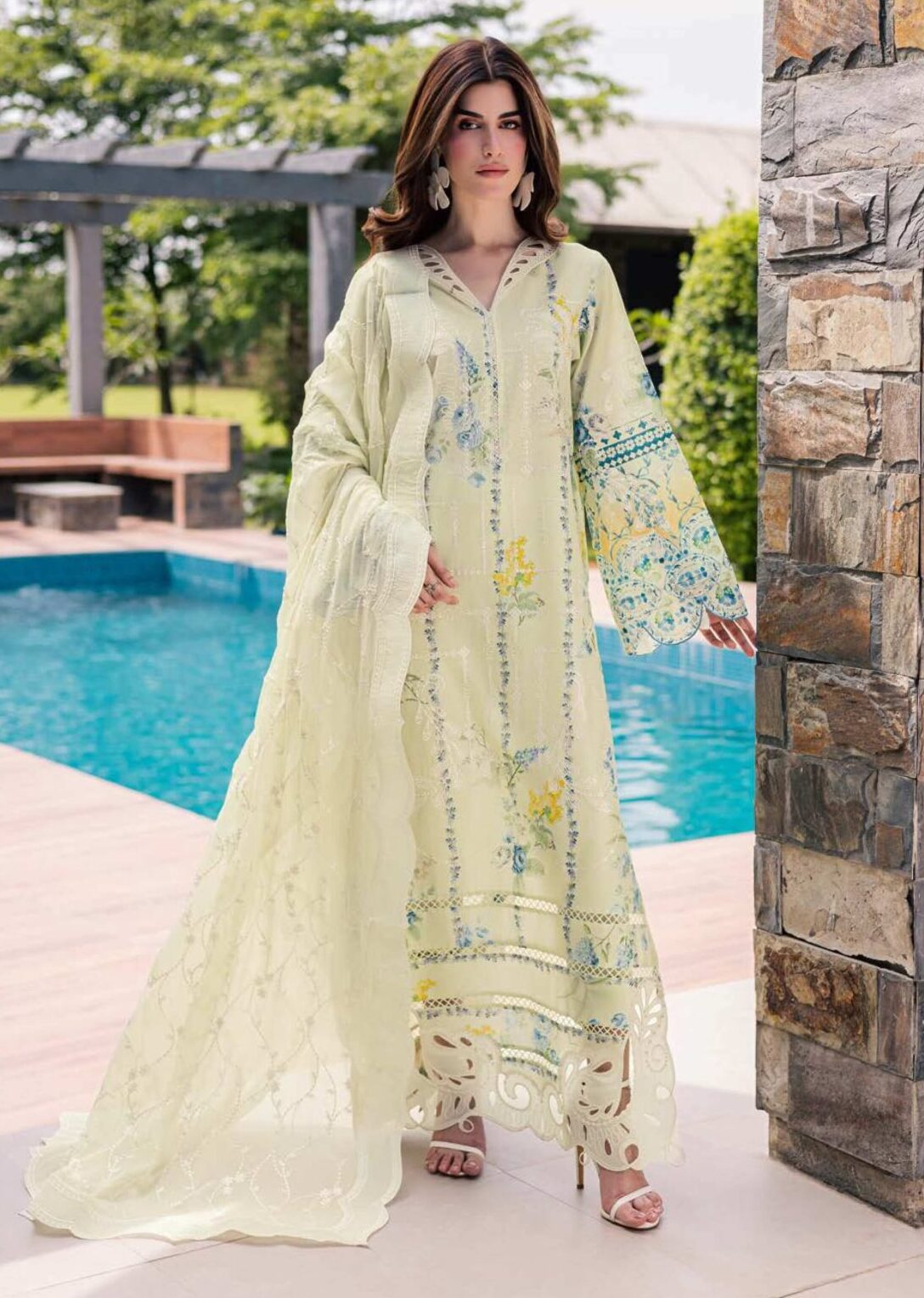 Nureh NE-259 Lily May Print Lawn Dress In the USA