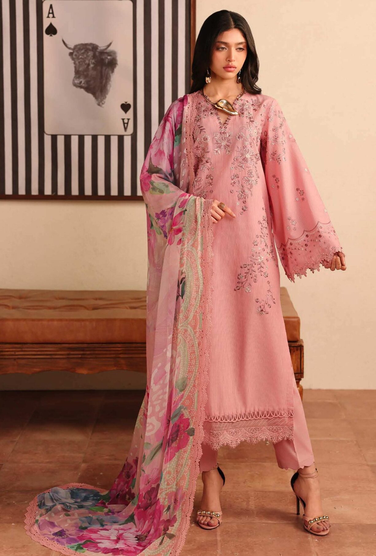 Nureh NE-249 Lawn Doria Dress In the USA