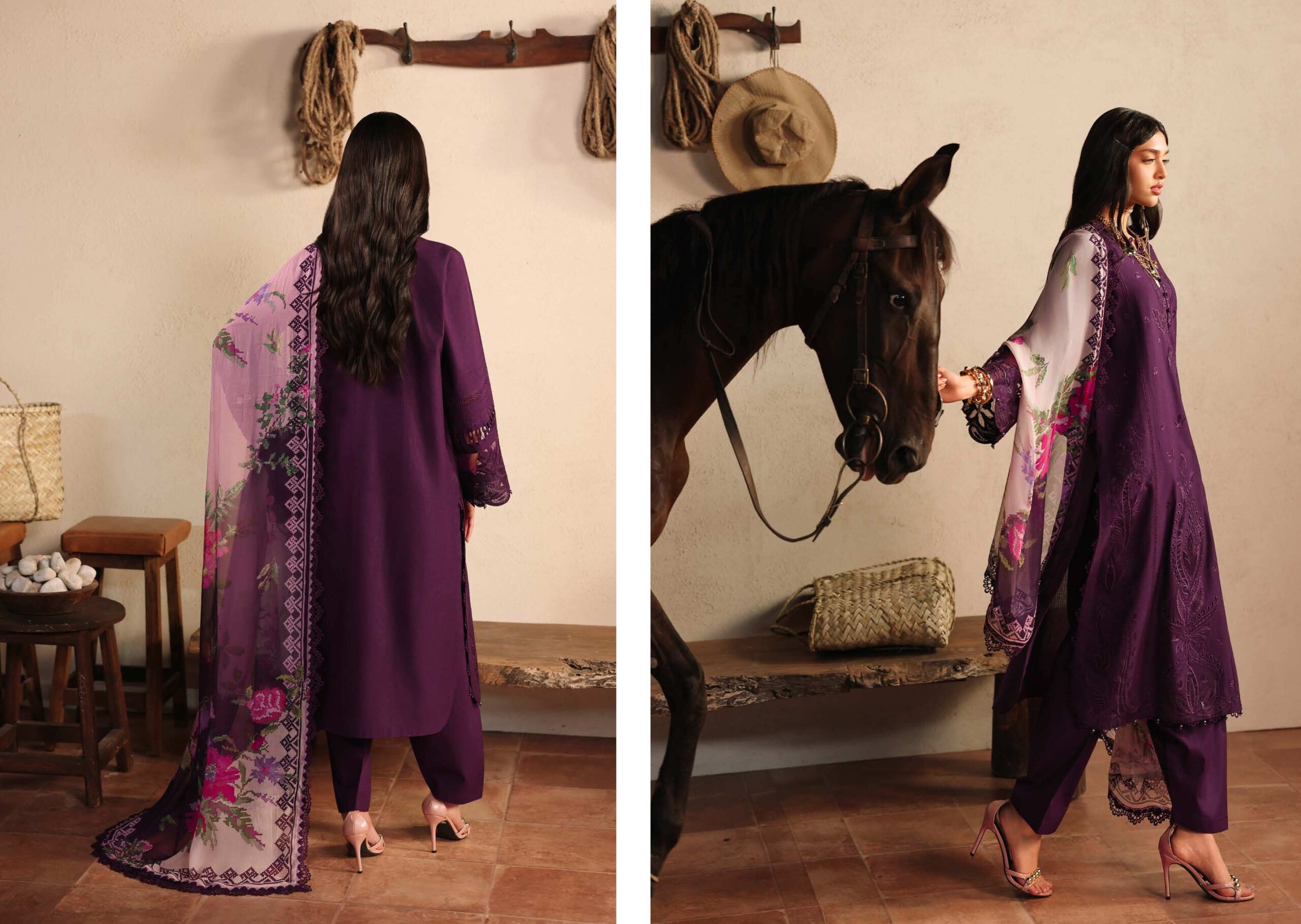 Nureh NE-246 Lawn Doria Dress In the USA