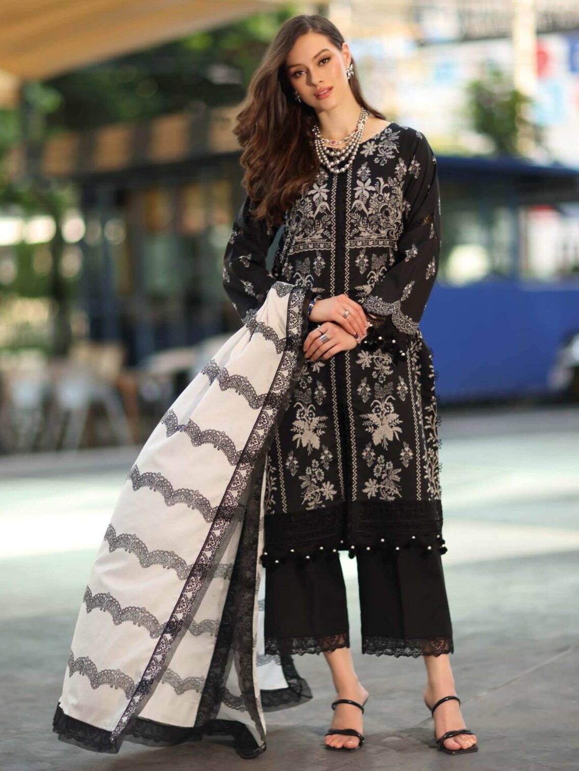 Charizma RN6-01 Range Volume Emb Lawn Dress In the USA