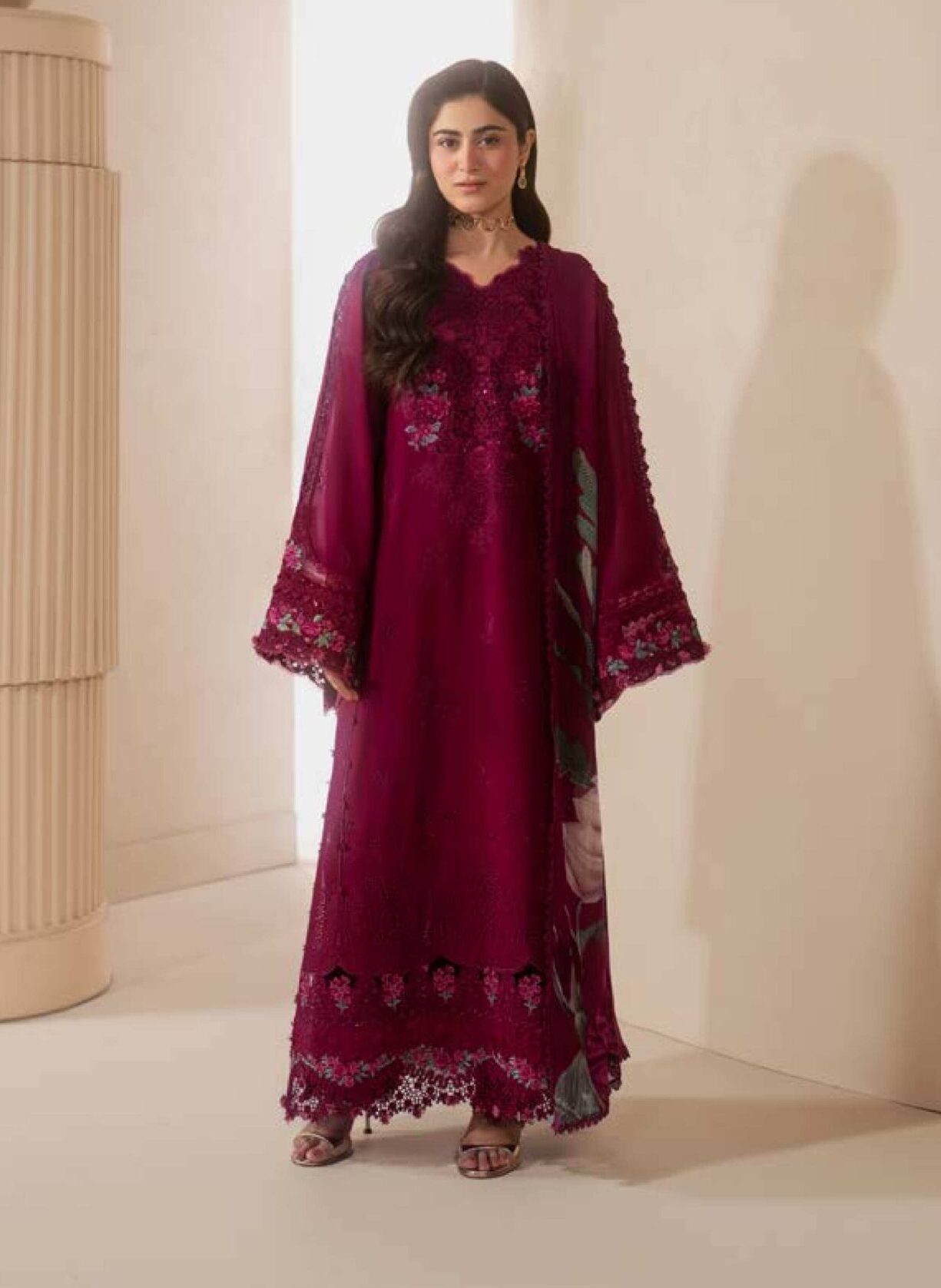 Elaf E-Craft EHC-4A Chikankari Lawn Dress in the USA