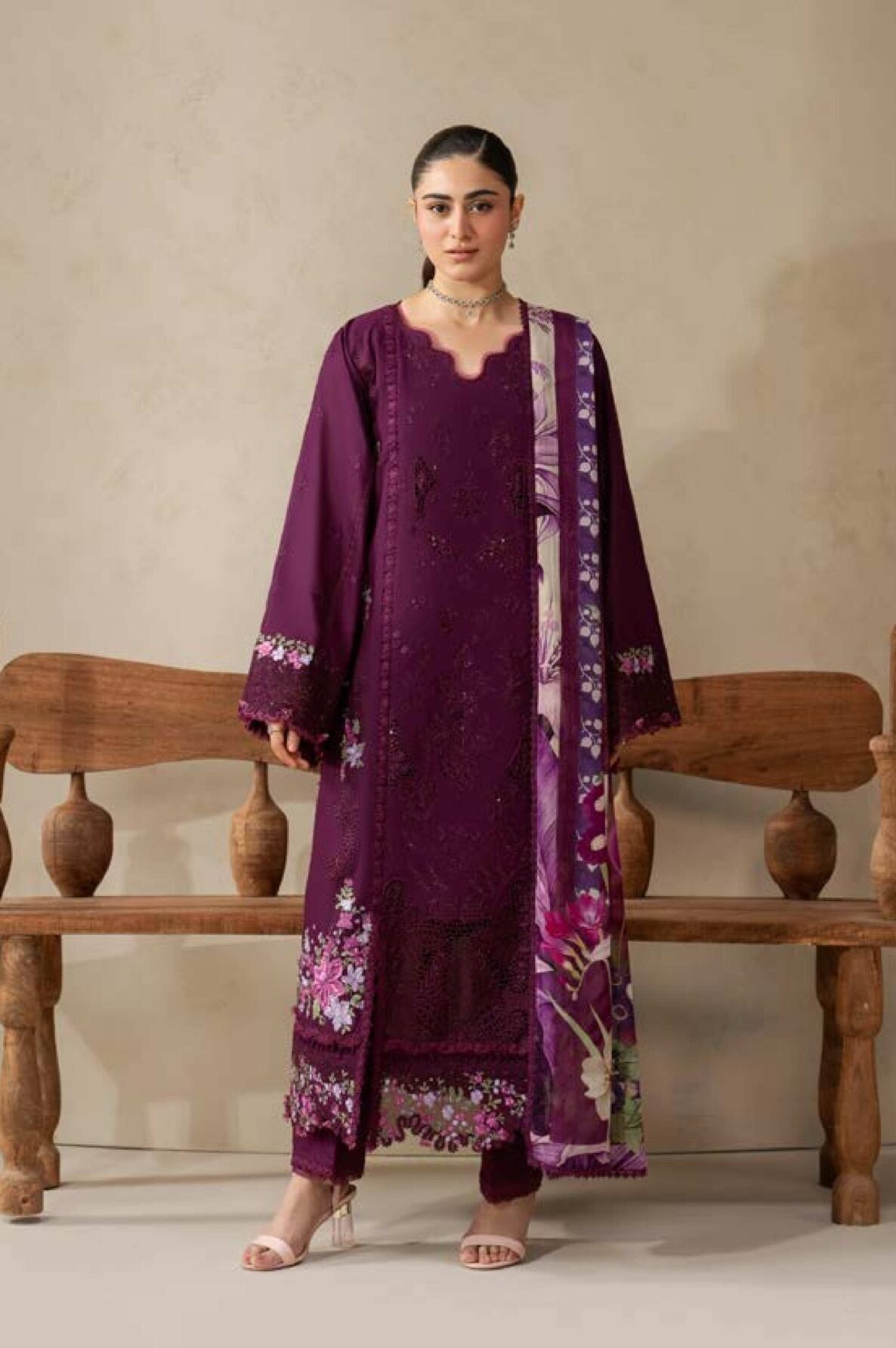 Elaf E-Craft EHC-2B Chikankari Lawn Dress in the USA