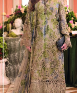 Maria B D3 Embroidery Chiffon Dress in the USA 